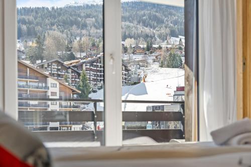 Nespecifikovaný výhled na hory nebo výhled na hory při pohledu z apartmánu