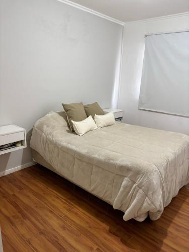 Ένα ή περισσότερα κρεβάτια σε δωμάτιο στο Excelente Departamento en Junin