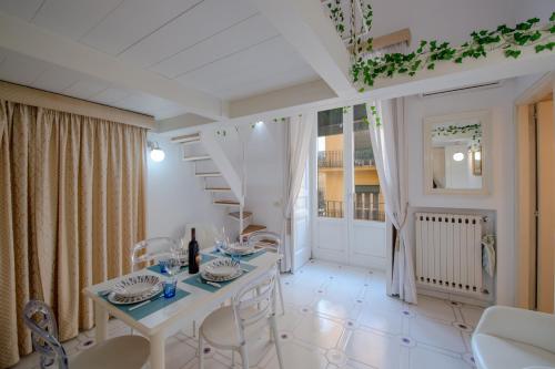 Ruang duduk di AntonelloApartments - La casa del pozzo