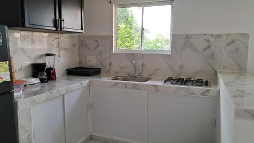 Dapur atau dapur kecil di Piantini Houses