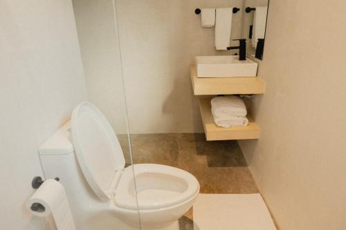 Koupelna v ubytování Ixum, Casa Hotel Boutique