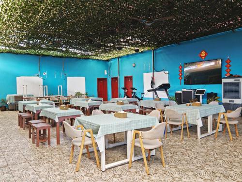 TV a/nebo společenská místnost v ubytování Roses