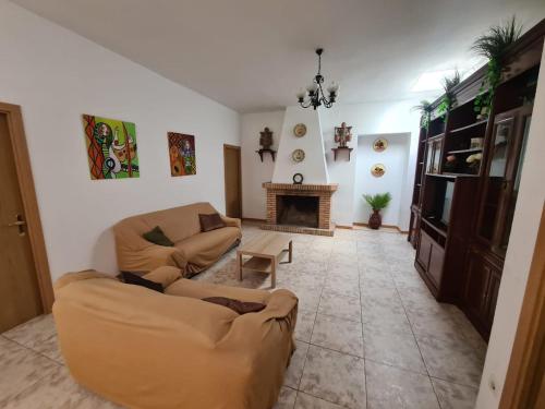 Χώρος καθιστικού στο Chalet Santo Domingo