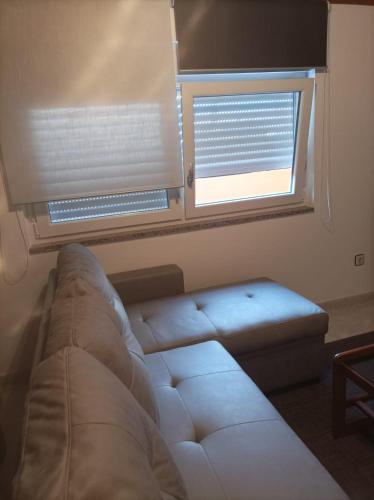 Χώρος καθιστικού στο Apartamento turístico en Camariñas