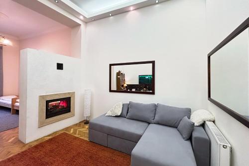 Zona d'estar a Fireplace Holidays