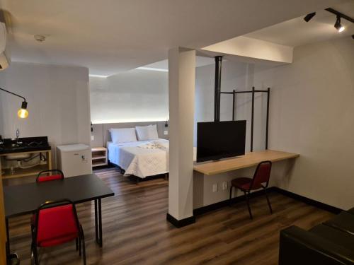 Postel nebo postele na pokoji v ubytování Panorama Hotel