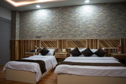 Kristal Hotel Duhokにあるベッド
