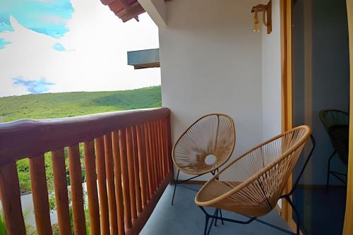 Μπαλκόνι ή βεράντα στο Casa dos Pássaros - AR Condicionado nos dois quartos