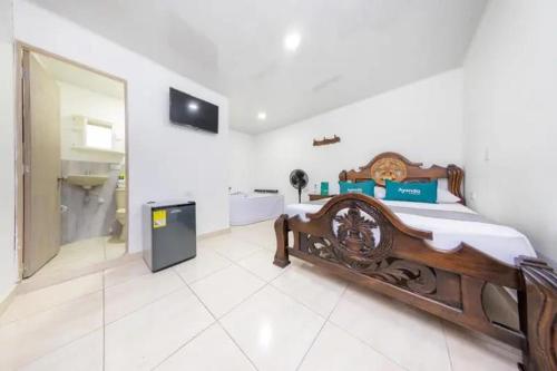 TV a/nebo společenská místnost v ubytování Hotel Vegas Sergio