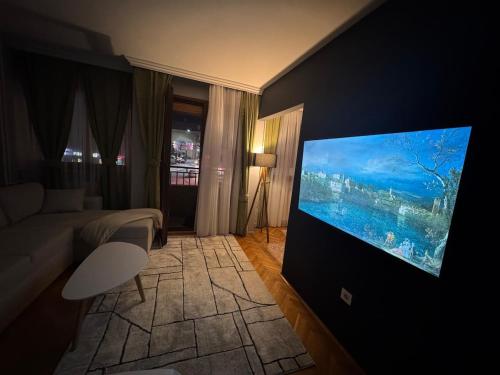 Μια τηλεόραση ή/και κέντρο ψυχαγωγίας στο Dici Apartments