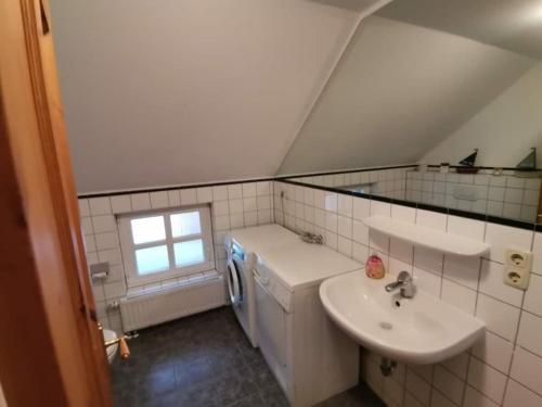 ห้องน้ำของ Holiday apartment with 3 bedrooms