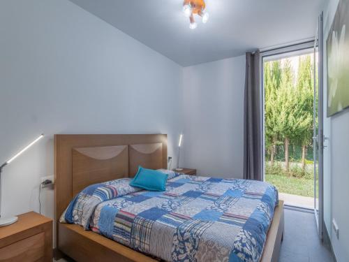 Ένα ή περισσότερα κρεβάτια σε δωμάτιο στο Domus Genti Holiday Home with Pool