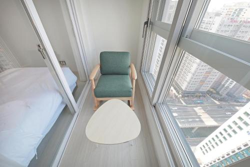 Coin salon dans l'établissement Sota Suite Busan Seomyeon