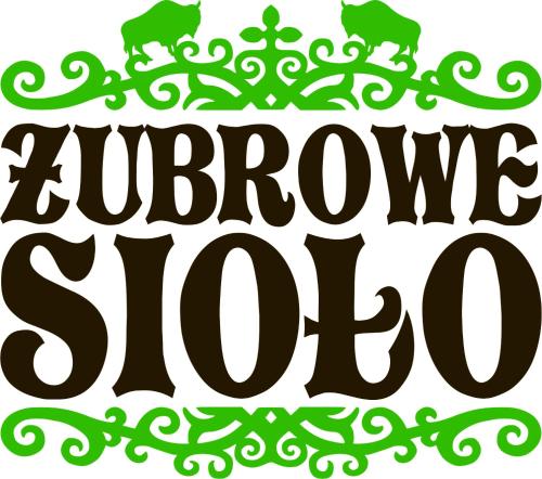 a sign for a discount store with a green and black inscription arrow stop at Żubrowe Sioło - dom w naturze - najładniejsze widoki - nowość in Białowieża