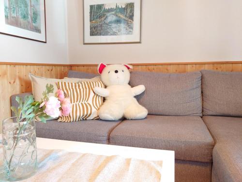 Ruang duduk di Holidayhome TahkonTintinlenkki