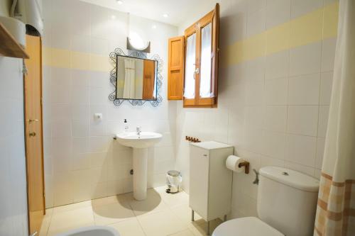 Phòng tắm tại Complejo Rural La Belluga