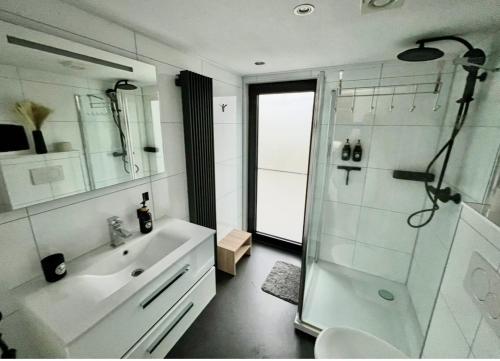 Ένα μπάνιο στο Premium-Strand Chalet an der Nordsee - Noordzee - Zeeland