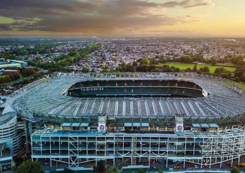 an aerial view of a soccer stadium at TheCountingSheep - Heathrow in 15 mins - Glass Balcony - Dedicated Workspace in Hounslow