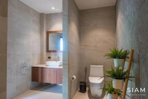 Koupelna v ubytování Jungle Beach Villa Luxury 4 Br Seaview