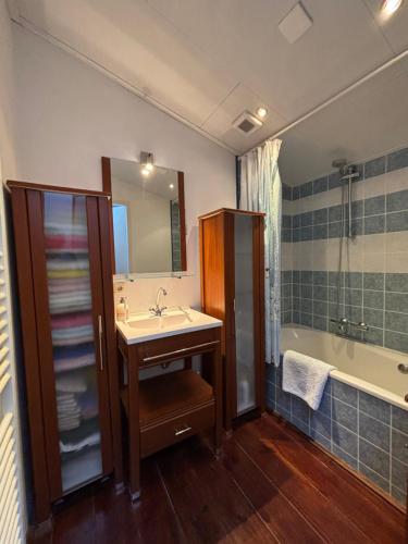 Koupelna v ubytování Vakantiehuis Petrarca