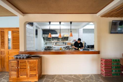 Dapur atau dapur kecil di Mad Monkey Uluwatu