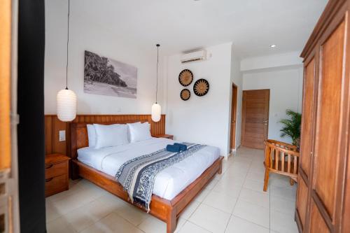 Katil atau katil-katil dalam bilik di Mad Monkey Uluwatu