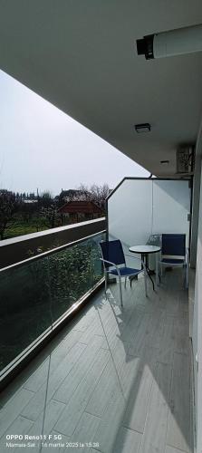 Andreea Apartamentにあるバルコニーまたはテラス
