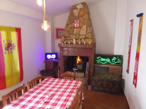Ένα ή περισσότερα κρεβάτια σε δωμάτιο στο Casa Palomar
