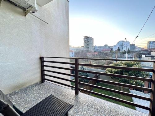 a balcony with a view of the city at Villa in Tbilisi in Tbilisi City