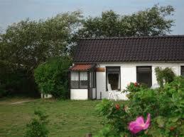 a white and black house with a yard at Amalia in Nes