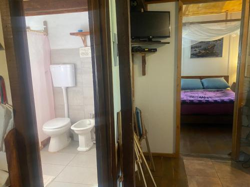 Ένα μπάνιο στο Las Cabañas de Ana