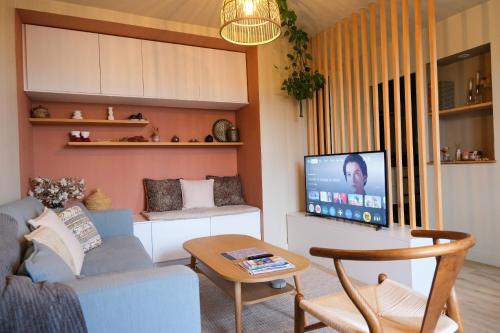 Appartement 2 Queenbed parking clim wifi