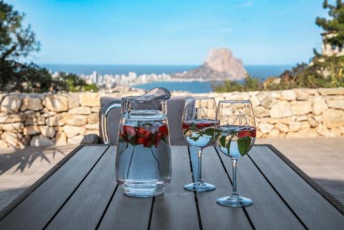 Vistas Calpe Maryvilla Apartamento vistas a la piscina