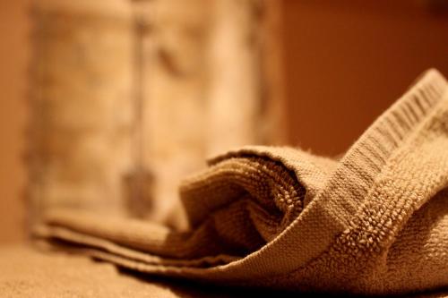 a close up of a piece of towel at Park Hotel and SPA Vella Hills in Velingrad