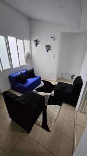 Posezení v ubytování Lindo y cómodo apartaestudio La bastilla