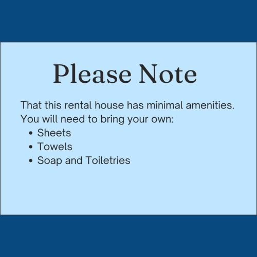 a screenshot of a cell phone with a passive note at Beaufort Harbour Suites East Lodge in Beaufort