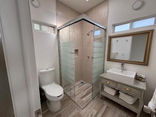 Koupelna v ubytování Hotel-Spa Posada Bonita
