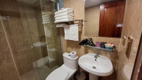 Ένα μπάνιο στο Zans Apartments Cusco