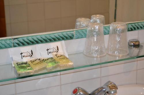 Et badeværelse på Hotel Restaurante Toruño