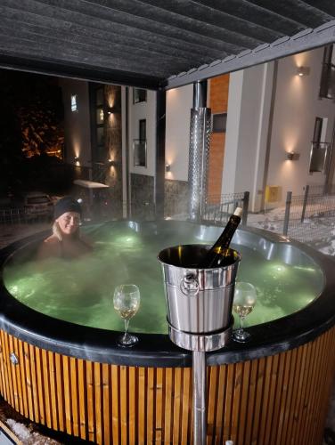 Tetamu yang menginap di Apartamenty Trzy Kopce Ski & Bike & Sauna
