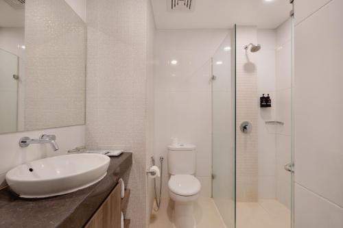 Koupelna v ubytování Laska Hotel Subang