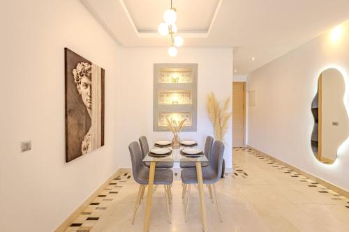 Χώρος καθιστικού στο Alma Prestigia Appartments