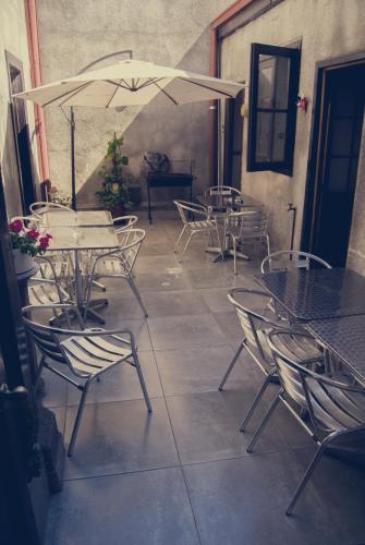 Patio nebo venkovní prostory v ubytování Landay Hostel