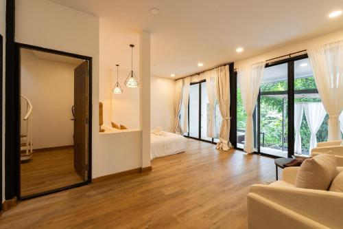 Ruang duduk di Inthada At Mae Kampong Chiang Mai