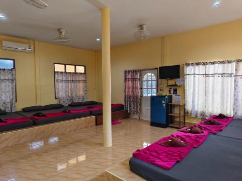 TV a/nebo společenská místnost v ubytování Pooma Resort