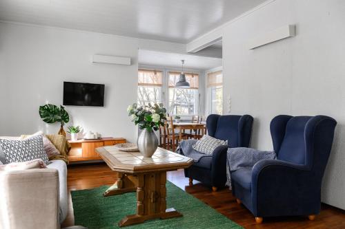 Χώρος καθιστικού στο Ahma Residence