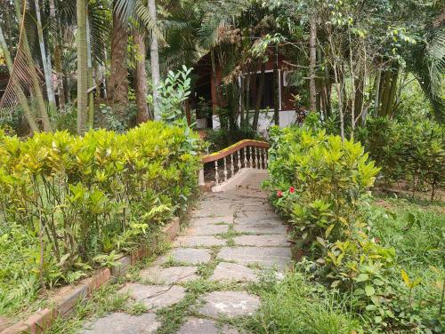 Zahrada ubytování The Twin Cottages Coorg