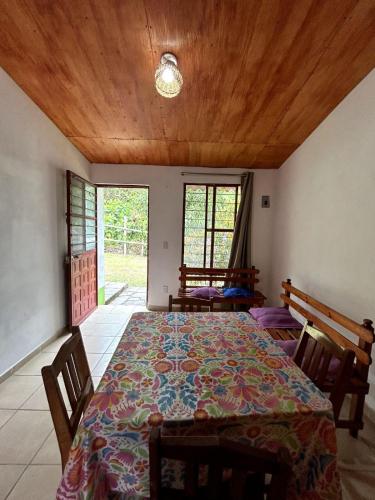 Posezení v ubytování Rancho Colibrí