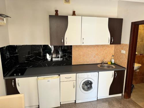 Kuchyň nebo kuchyňský kout v ubytování Apartment Petar