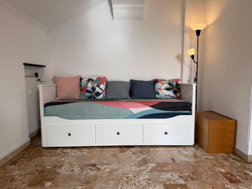 Ένα ή περισσότερα κρεβάτια σε δωμάτιο στο Casa Vacanze Terramare
